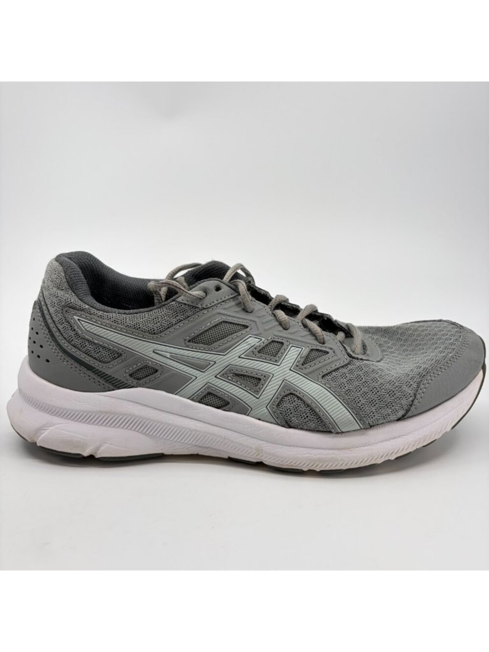 Asics Jolt 3 Mens Size 8 Gray White Athletic Running Walking Shoes Sneakers